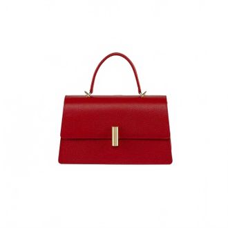 Arcadia Womens Teti Large Top Handle Grab Handbag In Rosso