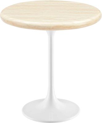 ModWay Lippa 20 Round Artificial Travertine Side