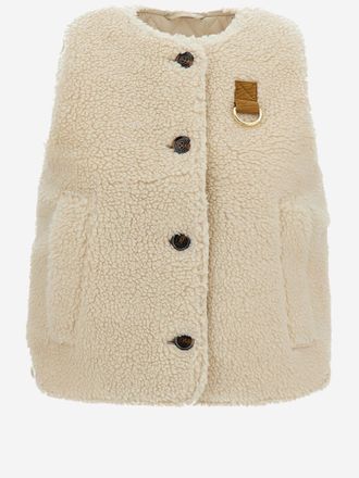 Barbour nylon vest met bonteffect