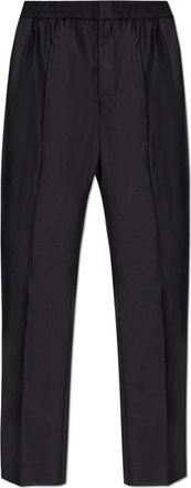 Ami Wollen broek - Heren - Straight fit broeken - Zwart - S - Wol - Broeken