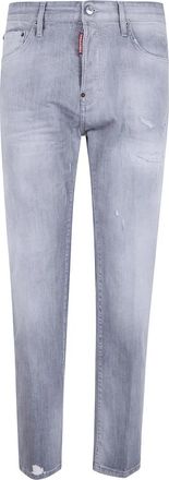 Dsquared2 642 Jeans - Heren - Slim Fit Jeans - Grijs - S - Katoen - Jeans