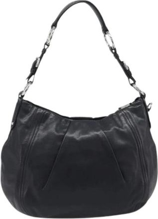 Prada Pre-owned Vintage Schoudertas - Dames - Vintage Schoudertas - Zwart - ONE Size - Leer - Vintage