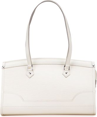 Louis Vuitton Pre-owned Womens Soufflot Epi Leather Tote - White - One Size