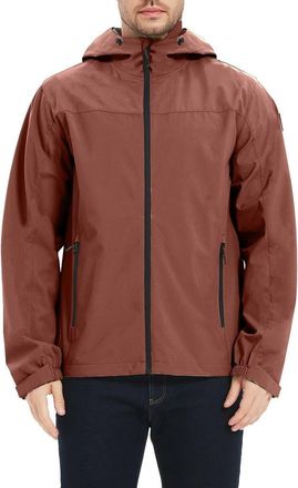 Hawke & Co Defender Water Resistant Hooded Jacket in Maple Syrup at Nordstrom Rack, Size Medium