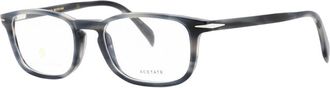 David Beckham DB102702W800 Rectangle Full Rim Eyeglasses - Gray
