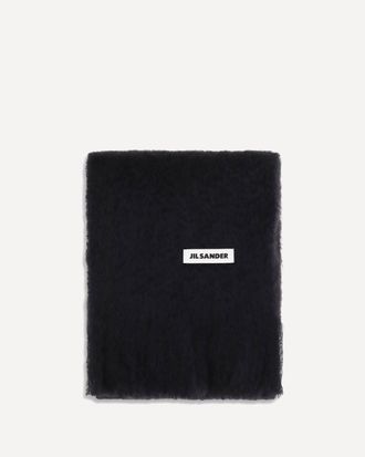 Jil Sander Sciarpa in lana con logo Woman UNI