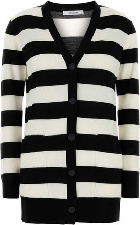 Max Mara Embroidered Wool Fiemme Cardigan