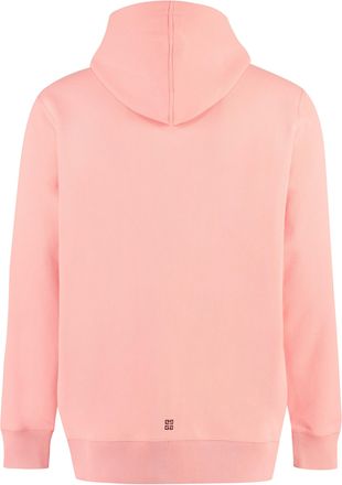 Givenchy Mens Coral Full-Zip Hoodie Cotton Top