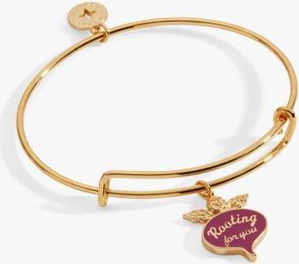 Alex and Ani Farmers Market Rooting For You Charm Bangle in Gold at Nordstrom