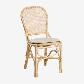 Sklum Confezione da 4 sedie da giardino in rattan Zariel SKLUM