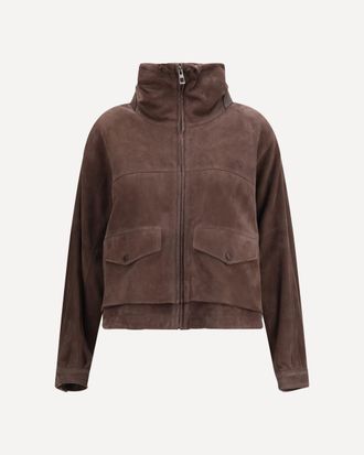 Loewe Suede goat leather Jacket Female 38