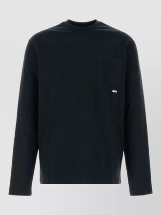 Jil Sander cotton t shirt chest pocket crew neck