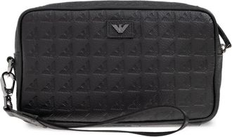 Emporio Armani Clutch con logo - Nero