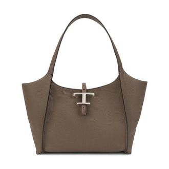 Tod's T Timeless Tote - Bags - Mujer - Beige - ONE SIZE