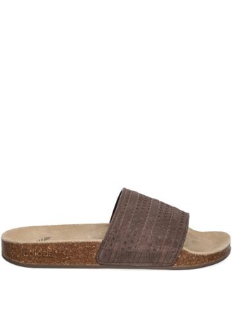 adidas Adilette patterned sandals - Brown
