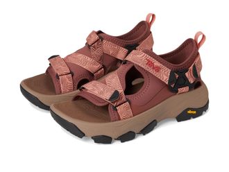 Teva Womens Grandview Max Sandal, Mahogany/Blooming Dahlia, 6 UK