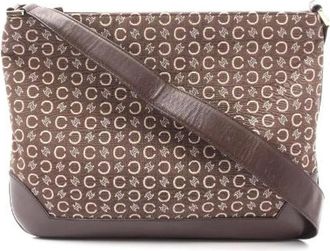 Celine Pre-owned Cross Body Bags, female, Brown, Size: ONE SIZE Pre-owned Canvas Crossbody Bag