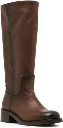 Steve Madden Rubi Knee High Boot in Brown Leather at Nordstrom, Size 8.5