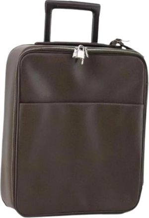 Louis Vuitton Pre-owned Vintage Weekendtas - Dames - Vintage Weekendtas - Bruin - ONE Size - Leer - Vintage