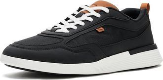 Wolf & Shepherd Crossover Runner Sport Mens Shoes Black/White : 12.5 D - Medium, Textile