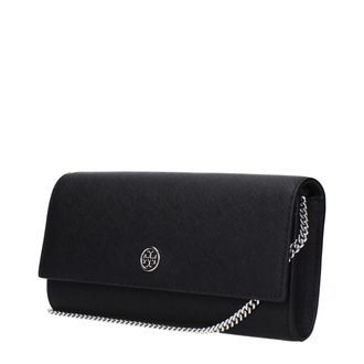 Tory Burch Leather Clutch - Black