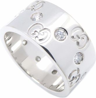 Gucci White Gold (18K) Band Ring (Pre-Owned)