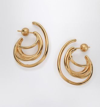 Panconesi Circular earrings in gold tone