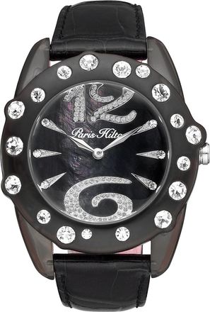 Paris Hilton Womens Ice-Glam Black Watch - One Size