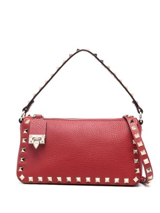Valentino Garavani Kleine Rockstud schoudertas - Rood