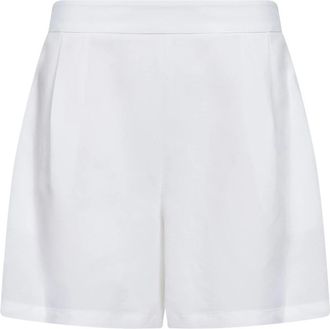 Blanca Vita Pinxy Shorts - Dames - Korte Broeken - Wit - XS - Linnen - Korte Broeken