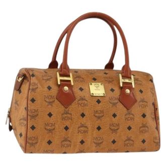 MCM Pre-owned Handtas - Dames - Vintage Handtas - Bruin - ONE Size - Leer - Vintage