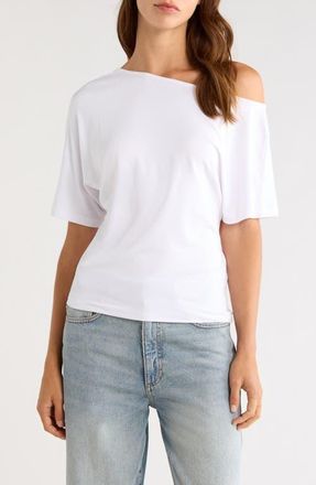 Jaded London Beaded Backless Jersey Top in White at Nordstrom, Size 12