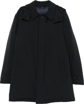 Brioni Cappotto con cappuccio - Nero