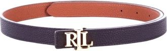 Ralph Lauren Omkeerbare Riem - Dames - Riemen - Zwart - L - Leer - Accessoires