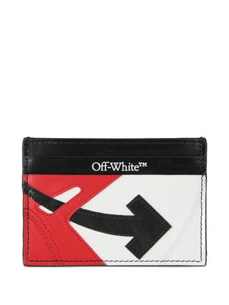 Off-white Portacarte con dettaglio freccia - Nero