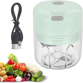 OEM Picadora El&eacute;ctrica Mini Para Cocina - Recargable Y Port&aacute;til - 250 Ml