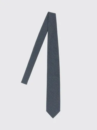 Brioni Silk Tie with a Geometric and Abstract Pattern