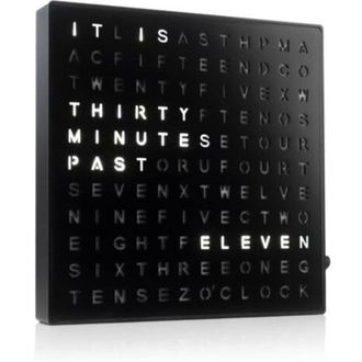 OEM Reloj De Pared O De Escritorio Con Iluminaci&oacute;n Led, Usb, Negro