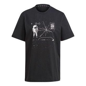 adidas Ub Gfx T Illu 1 Sports Stylish Casual Sports Round Neck Short Sleeve Black GU1752