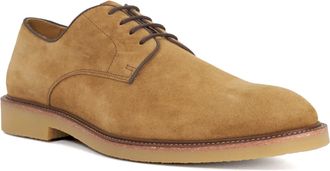 Dune London Mens Banford - Suede Gibson Lace Up Shoes - Brown Leather - Size UK 8