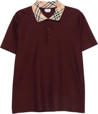 Burberry Polo Shirt - Heren - Polos - Rood - L - Tops
