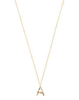 P D PAOLA ALPHABET GOLD NECKLACES