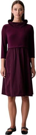 Joseph Ribkoff Flared Jurk - Dames - Casual kleedjes - Paars - 3XL - Kleedjes