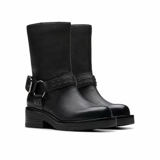 Clarks Leren biker boots Rebelle Up