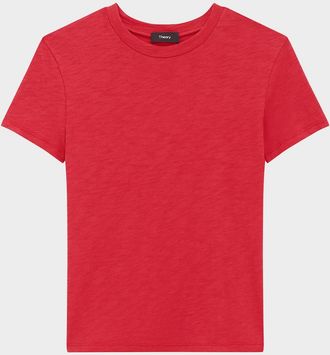 Theory Tiny Tee 2 Nebulous Organic Cotton Top