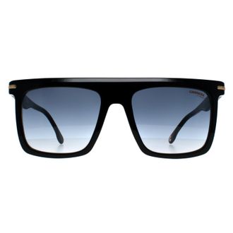 Carrera Rectangle Mens Black with Gold Blue Gradient 359/S - One Size