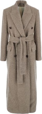 Golden Goose Journey Ws Double Breasted Coat With De