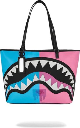 Sprayground Candy Clash Shark Central Tote Bag Womens Multi Top Handle SPR307