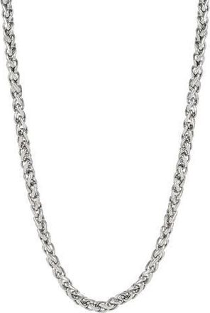 Ed Hardy Mens Curb Chain Necklace in Silver at Nordstrom Rack