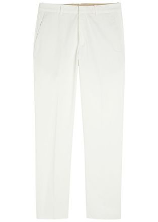 Tod's Straight-leg Cotton Trousers - White - XL